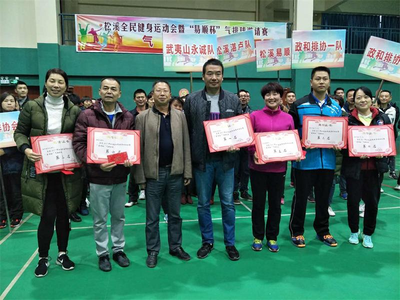 由福建易順建筑工程有限公司贊助《松溪全民健身運(yùn)動(dòng)會(huì)暨“易順杯”氣排球邀請賽》圓滿結(jié)束